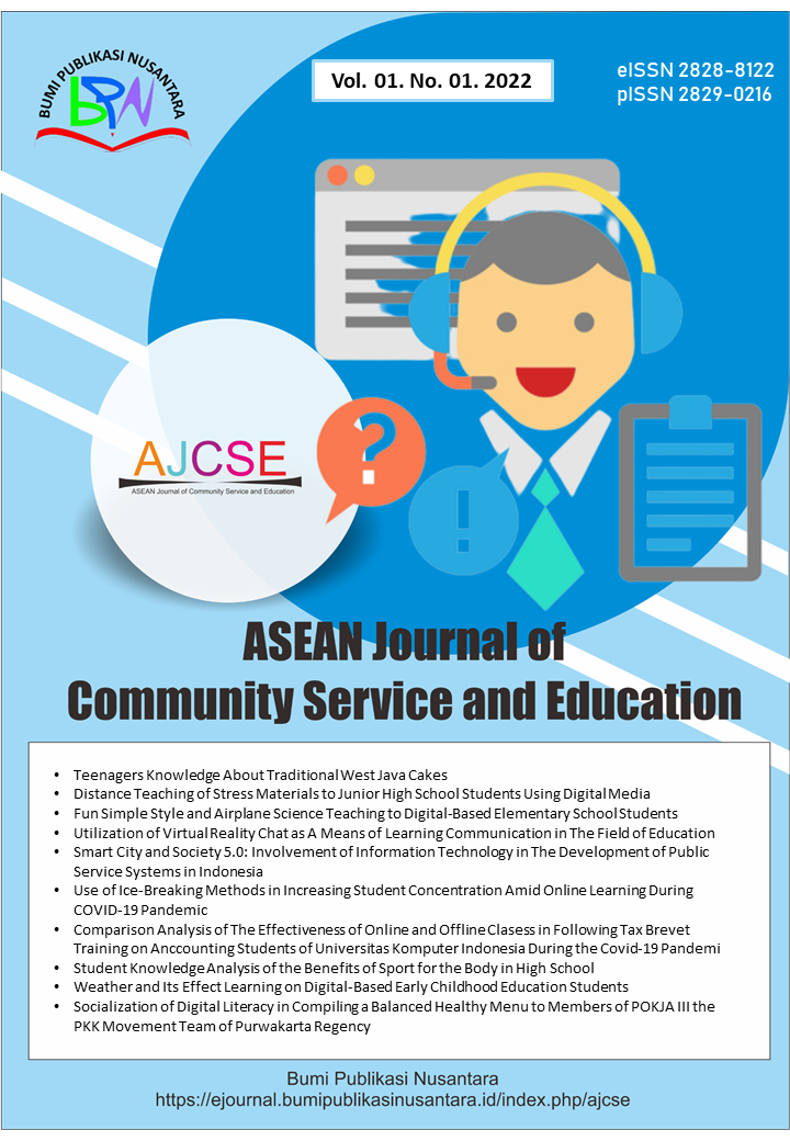 ASEAN Journal of Community Service and Education